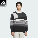 【ポイント10倍 09/15 00:00~23:59】 【公式】アディダス adidas 返品可 ゴルフ 【ゴルフ】メンズ グラフィックセーター 長袖 パフォーマンス メンズ ウェア・服 スウェット(トレーナー) 黒 ブラック JM2933 【PT】