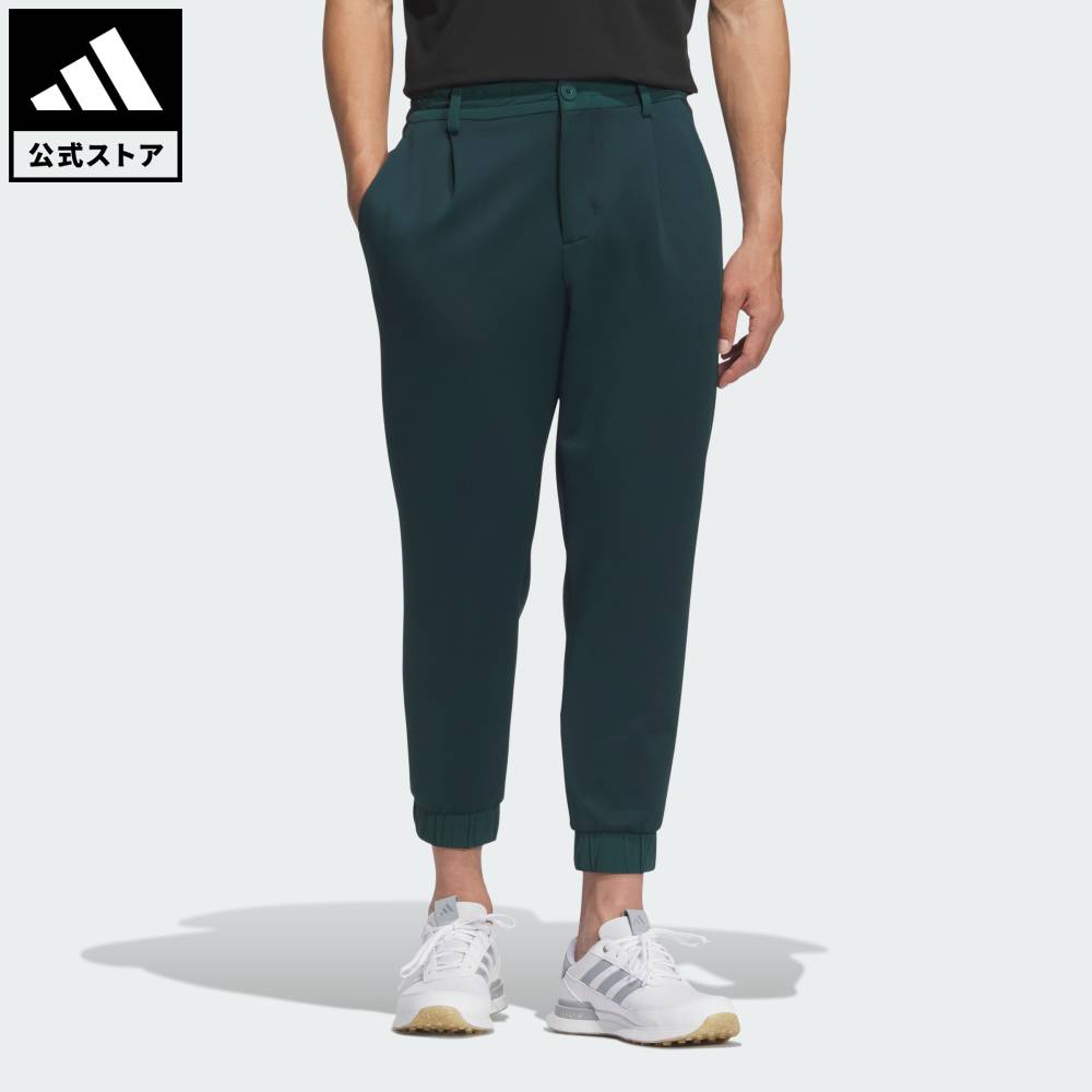 ADIDAS - 【公式】アディダス adidas 返品可 ゴルフ 【ゴルフ】スペサー ジョガー パンツ パフォーマンス メンズ ウェア・服 ボトムス 緑 グリーン JM2957