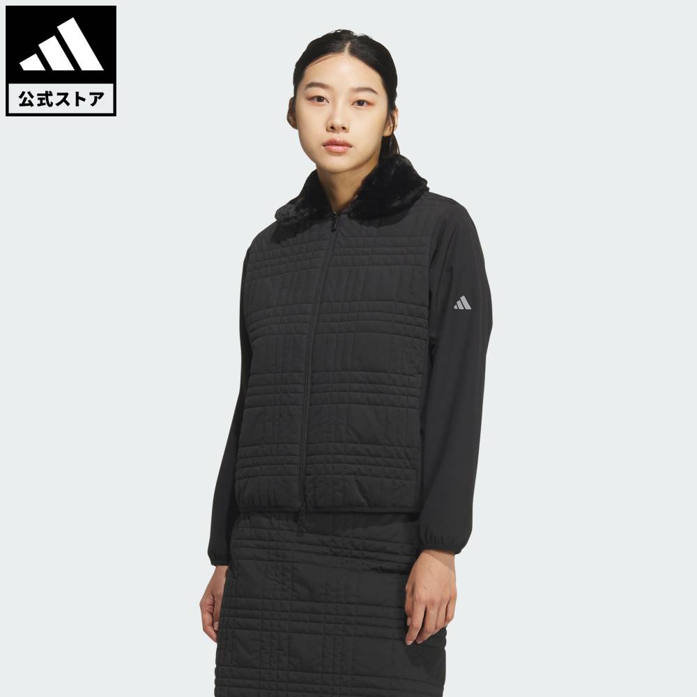 樂天商城 - 【公式】アディダス adidas 返品可 ゴルフ 【ゴルフ】COLD.RDY 中わた入りジャケット パフォーマンス レディース ウェア・服 ジャケット 黒 ブラック JM2983