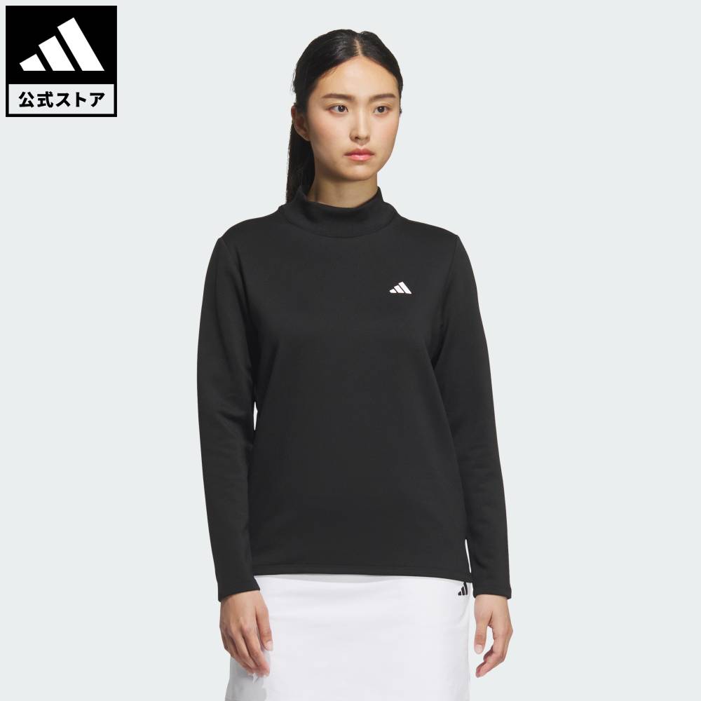 【公式】アディダス adidas 返品可 ゴルフ 【ゴルフ】COLD. RDYストレッチワーディングモックネックシャツ パフォーマンス レディース ウェア・服 ポロシャツ 黒 ブラック JM2990