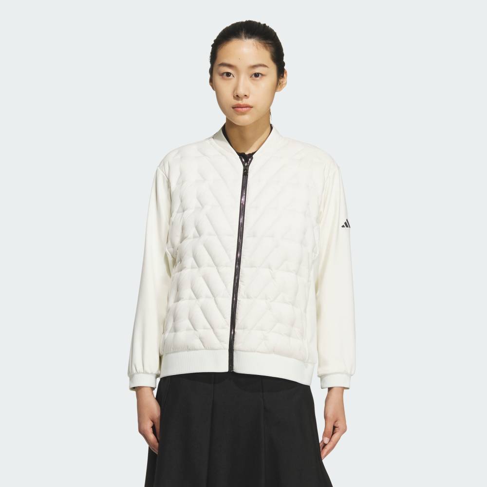 【ポイント20倍 1/9 0:00～1/16 1:59】 【公式】アディダス adidas 返品可 ゴルフ 【ゴルフ】WARMキルトFZジャケット パフォーマンス レディース ウェア・服 ジャケット 白 ホワイト JM7126 【PT】