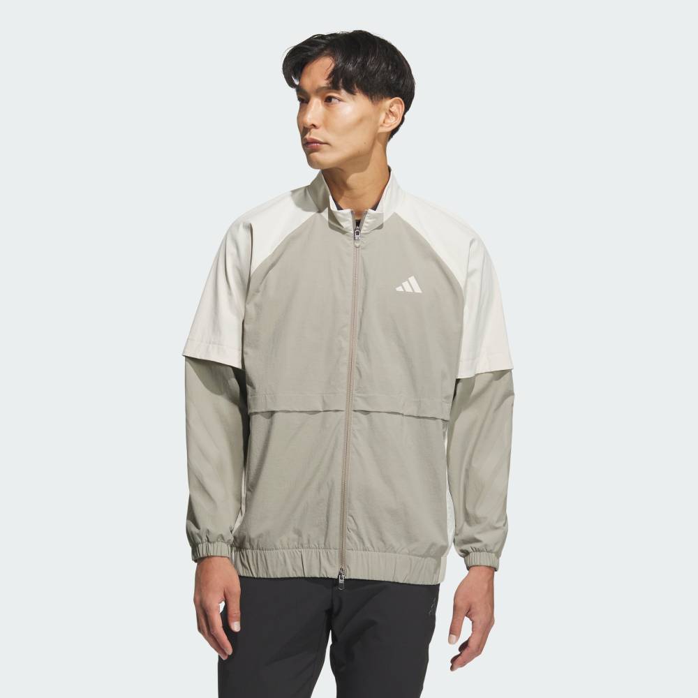 【30％OFFクーポン対象 03/13 00:00～03/18 23:59】 【公式】アディダス adidas 返品可 ゴルフ 【ゴルフ】トラック フルジップ ジャケット パフォーマンス メンズ ウェア・服 ジャケット ベージュ JM9590