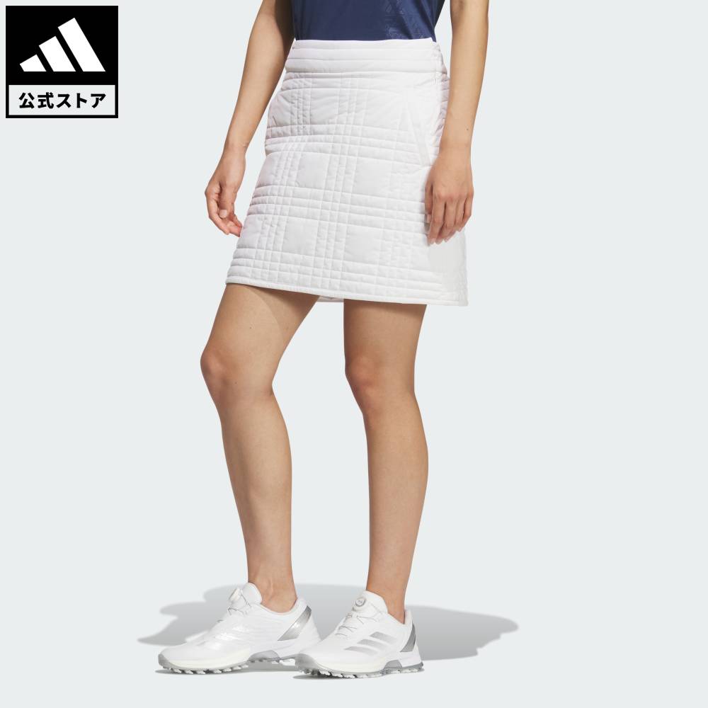 【公式】アディダス adidas 返品可 ゴルフ 【ゴルフ】中わた入りスカート_50 パフォーマンス レディース ウェア・服 スカート 白 ホワイト JM7201