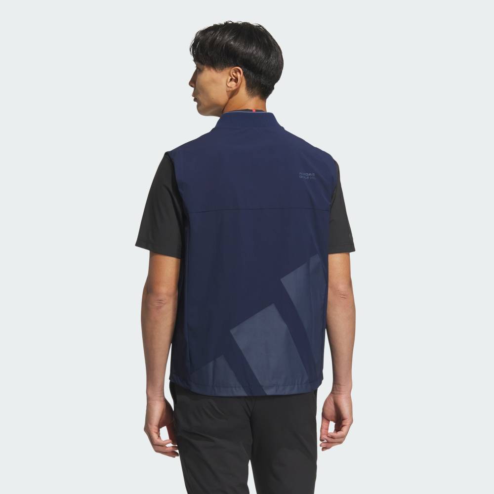 【公式】アディダス adidas 返品可 ゴルフ 【ゴルフ】防風ベスト パフォーマンス メンズ ウェア・服 ジャケット 青 ブルー JM9594