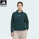 【公式】アディダス adidas 返品可 ゴルフ 【ゴルフ】スウェットシャツ 長袖 パフォーマンス レディース ウェア・服 スウェット(トレーナー) 緑 グリーン JM9610