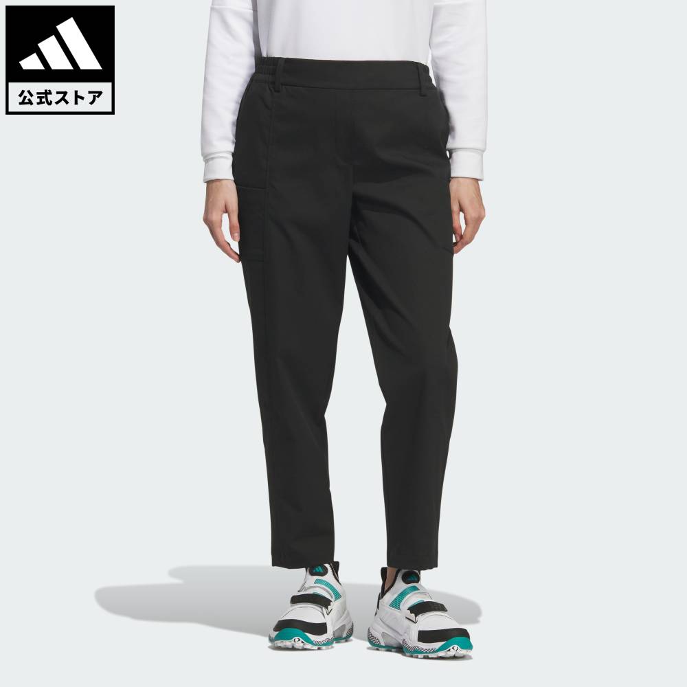 【50％OFFクーポン対象 07/15 0:00～07/26 1:59】 【公式】アディダス adidas 返品可 ゴルフ 【ゴルフ】ビヨンド ザ コース EX STRETCH ツイストウィーブ アンクルカーゴパンツ パフォーマンス レディース ウェア・服 ボトムス 黒 ブラック JM9626