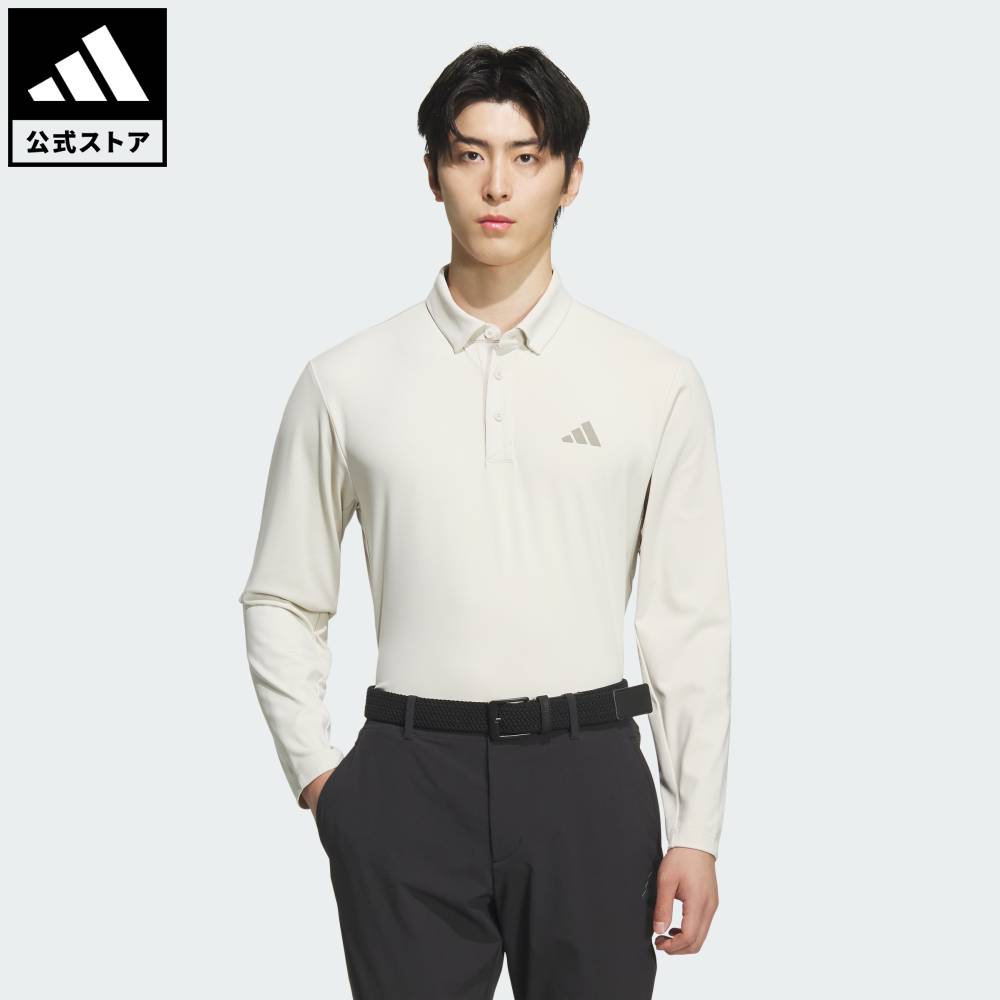 樂天商城 - 【公式】アディダス adidas 返品可 ゴルフ 【ゴルフ】COLD. RDY長袖シャツ パフォーマンス メンズ ウェア・服 ポロシャツ ベージュ JN1229