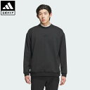 【ポイント10倍 09/15 00:00~23:59】 【公式】アディダス adidas 返品可 ゴルフ 【ゴルフ】スウェットシャツ 長袖 パフォーマンス メンズ ウェア・服 スウェット(トレーナー) 黒 ブラック JN1251 【PT】