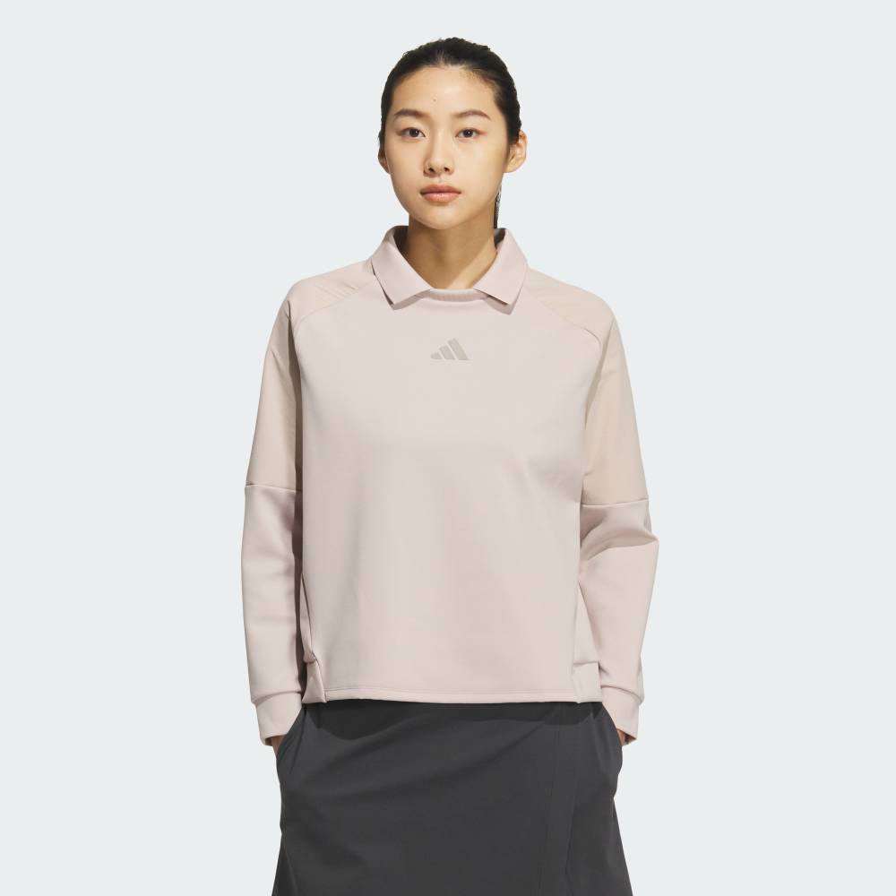 【公式】アディダス adidas 返品可 ゴルフ 【ゴルフ】スウェットシャツ 長袖 パフォーマンス レディース ウェア・服 スウェット（トレーナー） ブラウン JN1254