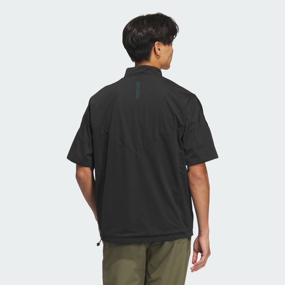 【30％OFFクーポン対象 05/09 20:00～05/20 23:59】 【公式】アディダス adidas 返品可 ゴルフ 【ゴルフ】コードカオス ハーフジップSSウィンド パフォーマンス メンズ ウェア・服 ジャケット 黒 ブラック KE6651 3