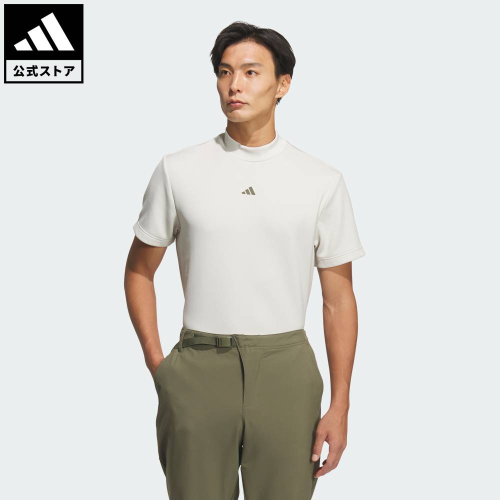 【公式】アディダス adidas 返品可 ゴルフ 【ゴルフ】コードカオス モックネック半袖シャツ パフォーマンス メンズ ウェア・服 シャツ ベージュ KF8983