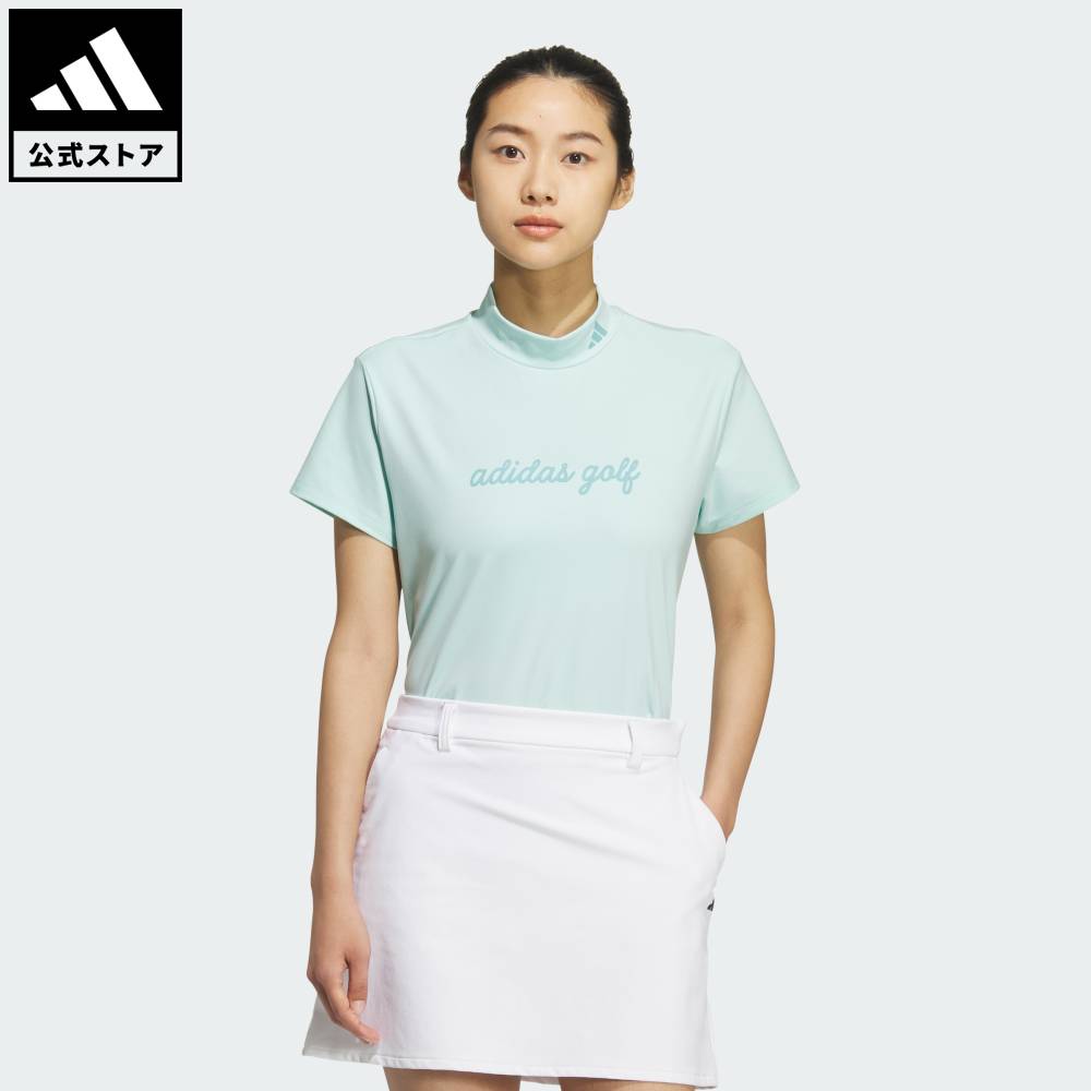 【20％OFFクーポン対象 2/4 20:00～2/10 23:59】 【公式】アディダス adidas 返品可 ゴルフ 【ゴルフ】HEAT. RDY モックネック 半袖 パフォーマンス レディース ウェア・服 ポロシャツ 青 ブルー JM3005