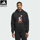 【ポイント10倍 09/15 00:00~23:59】 【公式】アディダス adidas 返品可 ゴルフ 【ゴルフ】チップ in NYC グラフィック パーカー パフォーマンス メンズ ウェア・服 パーカー(フーディー) 黒 ブラック JX1757 【PT】
