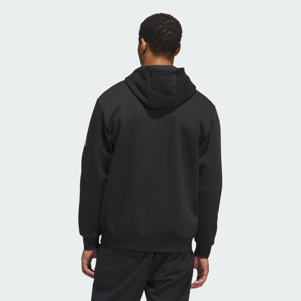 adidas Online Shop 楽天市場店の【公式】アディダス adidas 返品可 ゴルフ 【ゴルフ】チップ in NYC グラフィック パーカー パフォーマンス メンズ ウェア・服 パーカー（フーディー） 黒 ブラック JX1757｜アングル3
