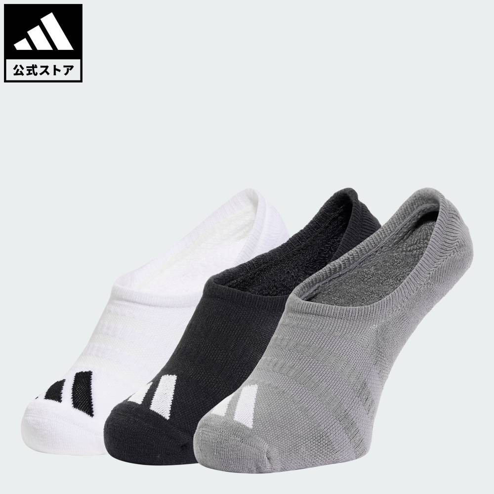 【公式】アディダス adidas 返品可 ゴルフ 【ゴルフ】3P ローカット クッションソックス パフォーマンス メンズ アクセサリー ソックス・靴下 グレー JF0781