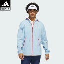 【公式】アディダス adidas 返品可 ゴルフ 【オリジナルスゴルフ】フルジップ 長袖フーディー オリジナルス メンズ ウェア・服 ジャケット 青 ブルー JF5013