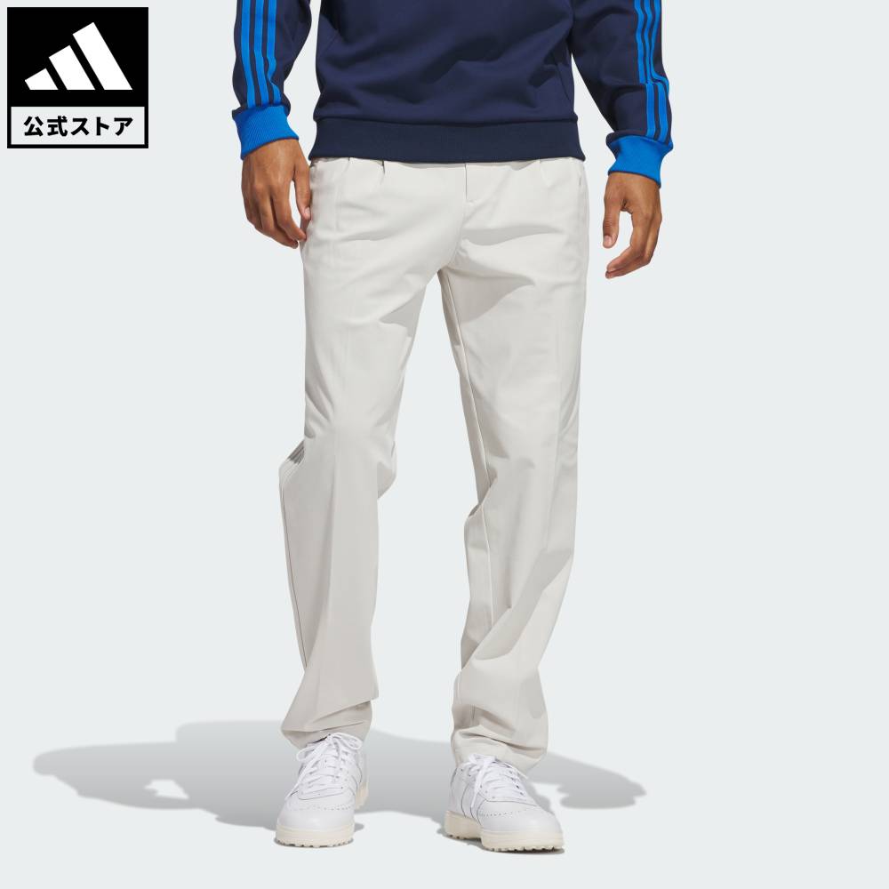 【公式】アディダス adidas 返品可 ゴルフ 【オリジナルスゴルフ】ツイストウィーブ 撥水 スリーストライプス アンクルパンツ オリジナルス メンズ ウェア・服 ボトムス ベージュ JI6613