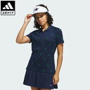 【公式】アディダス adidas 返品可 ゴルフ 【オリジナルスゴルフ】モノグラム 半袖シャツ オリジナルス レディース ウェア・服 ポロシャツ 青 ブルー JM8266