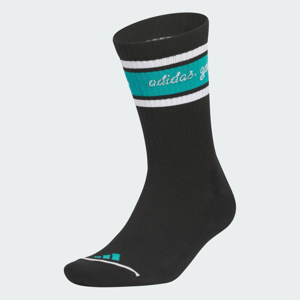 【公式】アディダス adidas 返品可 ゴルフ 【ゴルフ】グラフィック クルーソックス パフォーマンス ユニセックス アクセサリー ソックス・靴下 黒 ブラック JM2731