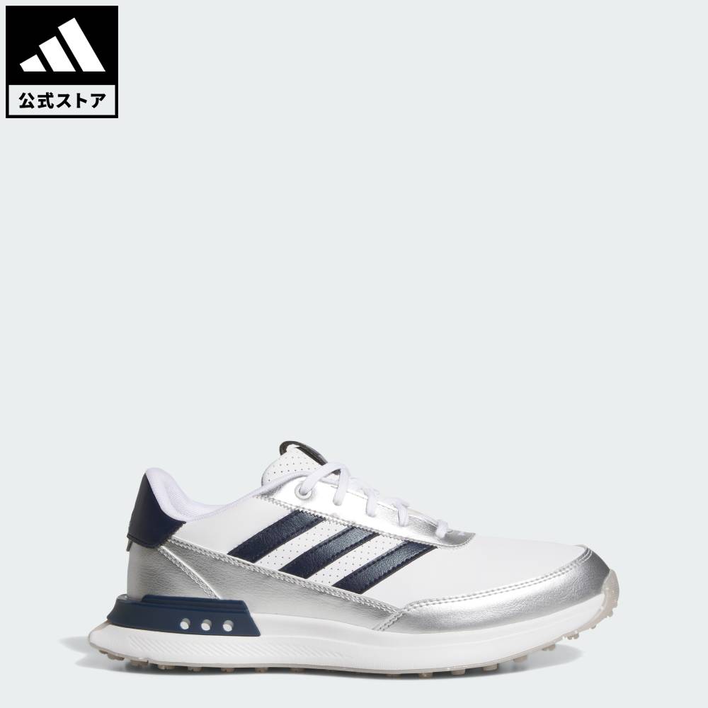 樂天商城 - 【公式】アディダス adidas 返品可 ゴルフ 【ゴルフ】S2G 25 レザー スパイクレス ゴルフシューズ パフォーマンス レディース シューズ・靴 スニーカー 白 ホワイト JR6952