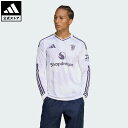 【公式】アディダス adidas 返品可 サッカー マンチェスター・ユナイテッド 25/26 長袖 アウェイ ジャージー パフォーマンス ユニセックス ウェア・服 ユニフォーム 白 ホワイト JP3025