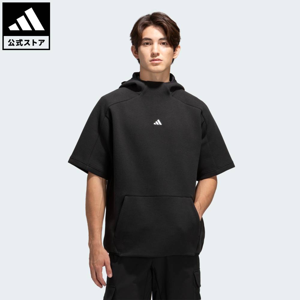 【ポイント20倍 2/4 20:00～2/10 23:59】 【公式】アディダス adidas 返品可 ゴルフ 【ゴルフ】半袖スウェットフーディー パフォーマン...