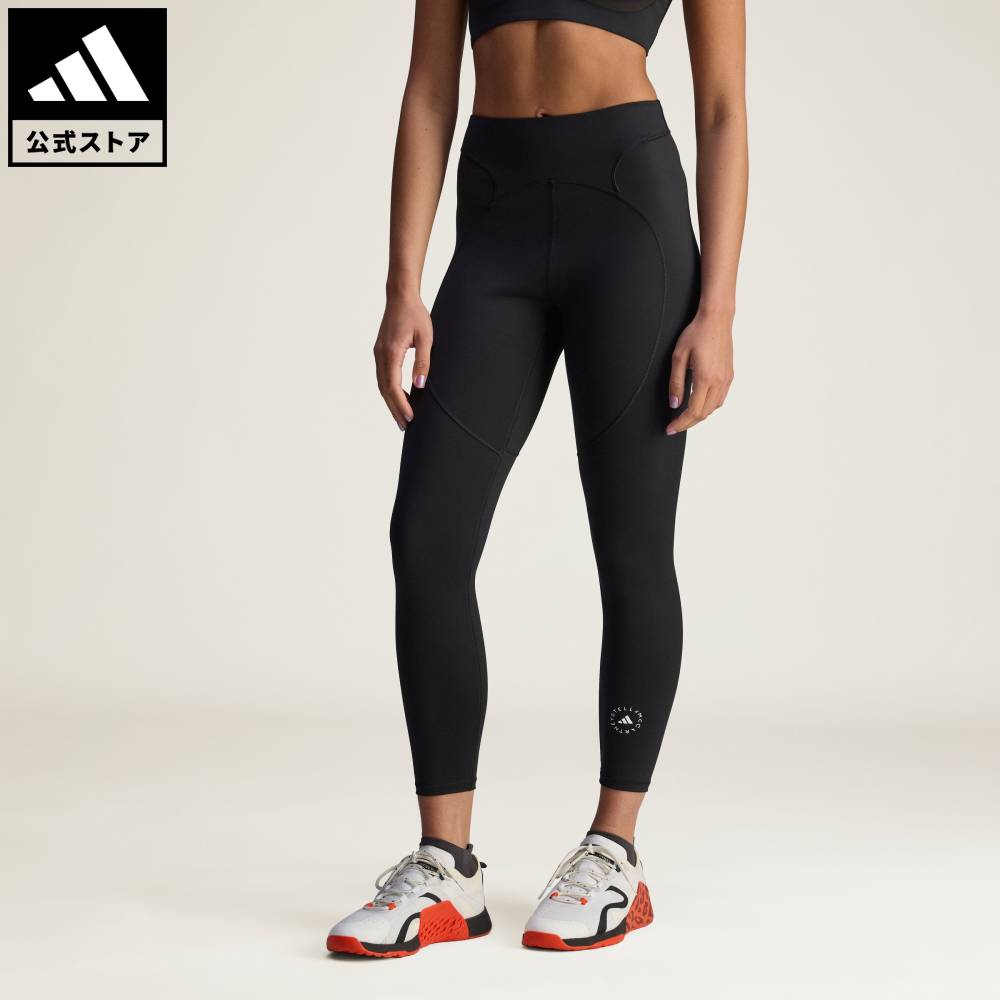 【公式】アディダス adidas 返品可 ジム・トレーニング adidas by Stella McCartney トレーニング 7/8 レギンス アディダス バイ ステラマッカートニー レディース ウェア・服 タイツ・レギンス 黒 ブラック JW4554