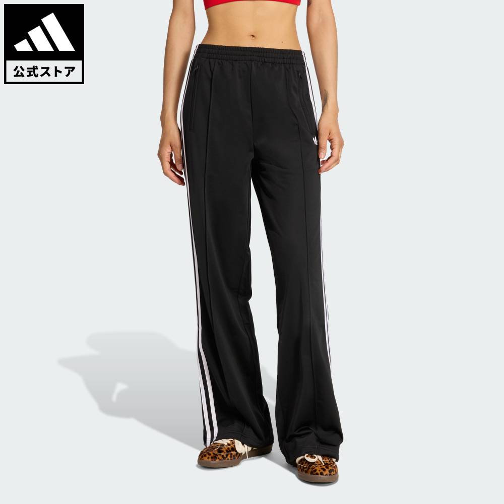 [포인트 20 배 04/14 20:00 ~ 04/20 23:59] [공식] 아디다스 adidas 반품 가능 라이프 스타일 파이어 버드 루즈 트럭 팬츠 오리지날스 레이디스 웨어 옷 보텀스 블랙 블랙 KD7976 [PT]