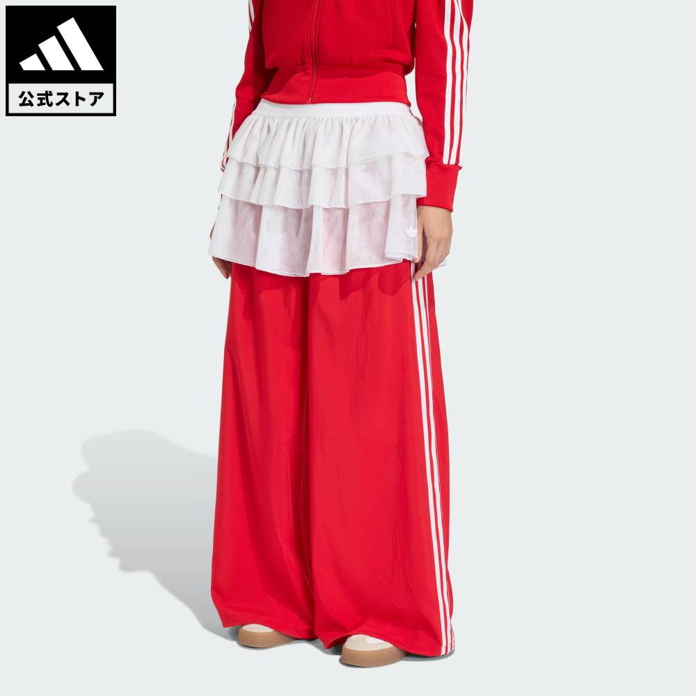 【ポイント20倍 3/20 20:00～3/26 1:59】 【公式】アディダス adidas 返品可 ライフスタイル アディルナ レース ADILENIUM FB TP パンツ オリジナルス ユニセックス ウェア・服 ボトムス 赤 レッド KS1430 【PT】