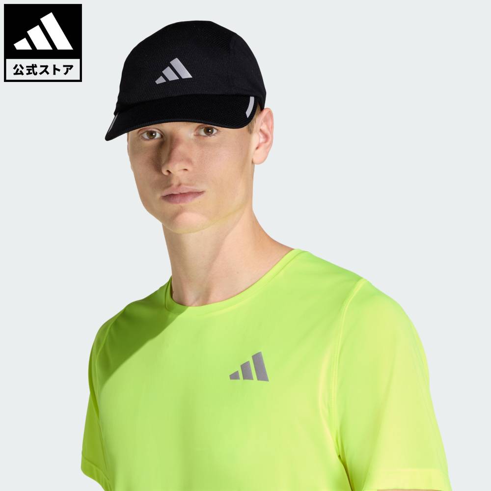 乐天商城 - 【ポイント20倍 5/9 20:00～5/20 23:59】 【公式】アディダス adidas 返品可 ランニング ランニング メッシュ 4 パネル キャップ クライマクール パフォーマンス ユニセックス アクセサリー 帽子 黒 ブラック JZ0504 【PT】