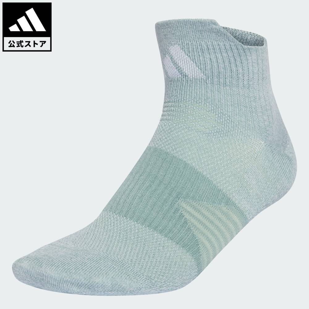 乐天商城 - 【ポイント20倍 5/9 20:00～5/20 23:59】 【公式】アディダス adidas 返品可 ランニング ランニング クライマクール ライト ソックス パフォーマンス ユニセックス アクセサリー ソックス・靴下 緑 グリーン JZ0616 【PT】