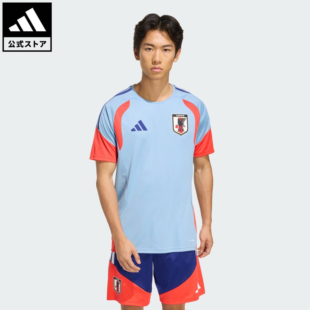 【公式】アディダス adidas 返品可 サッカー サッカー日本代表 ティロ26 トレーニングジャージー パフォーマンス メンズ ウェア・服 ユニフォーム 青 ブルー JZ7110