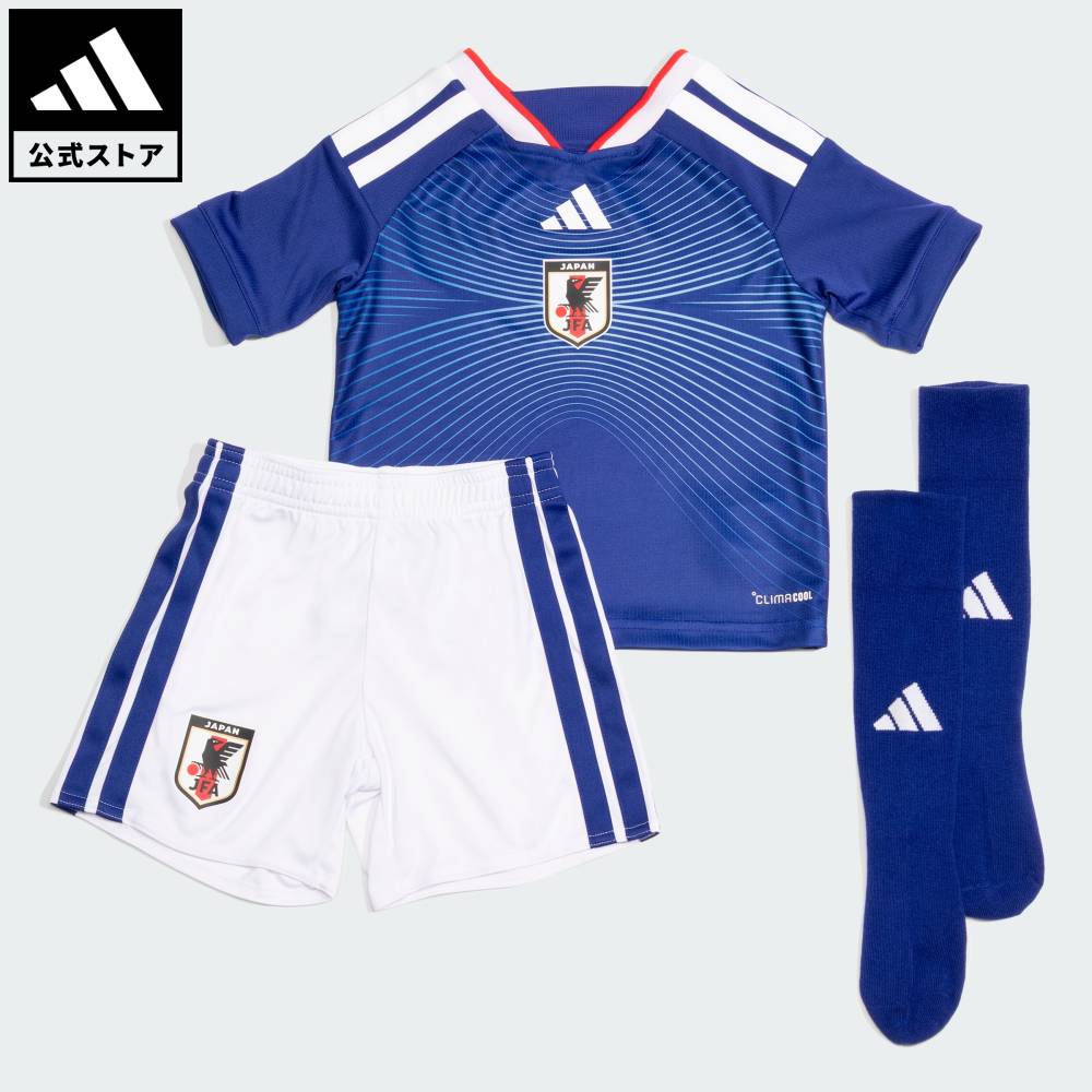 ノベルティ対象 【公式】アディダス adidas 返品可 サッカー キッズ サッカー日本代表 2026 ホーム レプリカ ユニフォーム ミニキット パフォーマン...