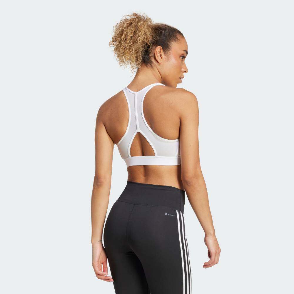 【ポイント10倍 09/04 20:00～09/11 01:59】 【公式】アディダス adidas 返品可 ジム・トレーニング パワーリアクト エッセンシャルズ ミディアムサポート ブラ スリーストライプス パフォーマンス レディース ウェア・服 スポーツブラ 白 ホワイト KB7360 【PTU】 adidas-10234984 adidas Online Shop 楽天市場店 サンプル画像3