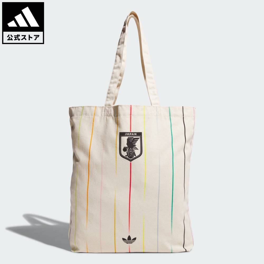【公式】アディダス adidas 返品可 サッカー サッカー日本代表 2026 アウェイ トートバッグ オリジナルス ユニセックス アクセサリー バッグ・カバン 白 ホワイト KC0758