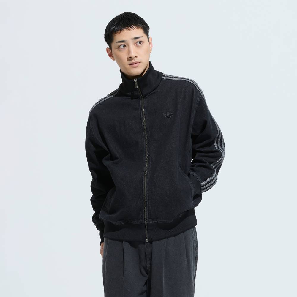 アディダス adidas 返品可 ライフスタイル アディカラー デニム ファイヤーバード トラックトップ オリジナルス （2枚目）