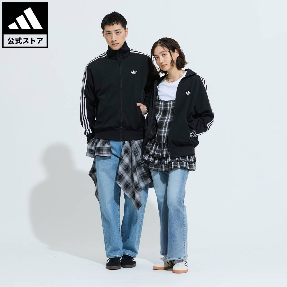 【公式】アディダス adidas 返品可 ライフスタイル ファイヤーバード トラックトップ（ジャージ） オリジナルス メンズ ウェア・服 トラックスーツ 黒 ブラック KD8312