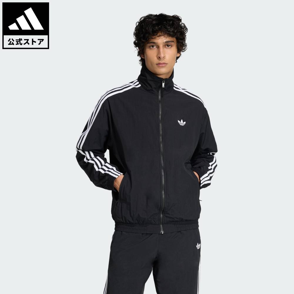 【公式】アディダス adidas 返品可 ライフスタイル ファイアーバード ウーブン トラックトップ オリジナルス メンズ ウェア・服 トラックスーツ 黒 ブラック KE1366
