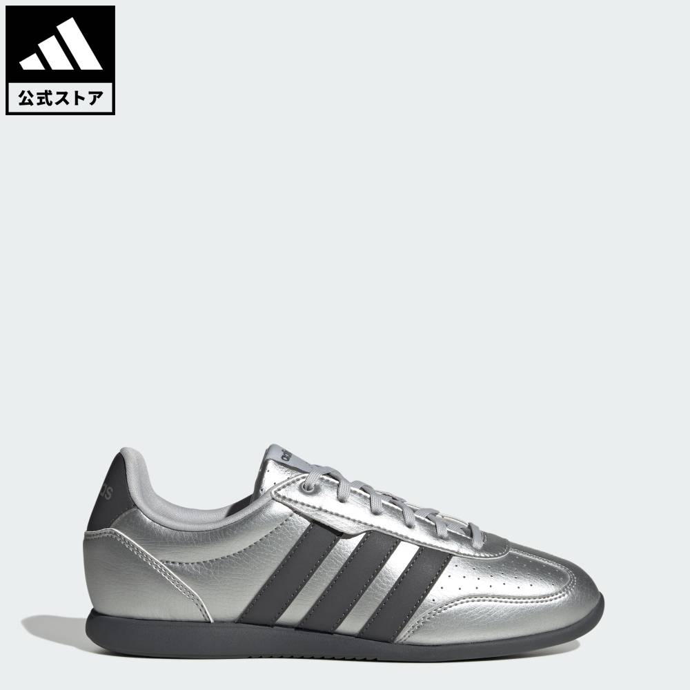 【公式】アディダス adidas 返品可 ライフスタイル バレダ ロー / BARREDA LO スポーツウェア レディース シューズ・靴 スニーカー シルバー HQ7384