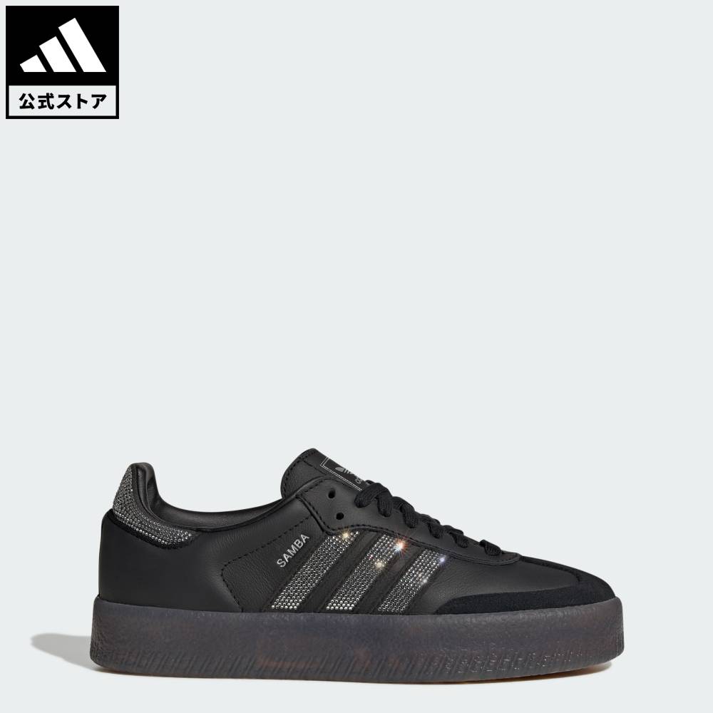【公式】アディダス adidas 返品可 ライフスタイル SAMBAE W オリジナルス ユニセックス シューズ・靴 スニーカー 黒 ブラック IH4045