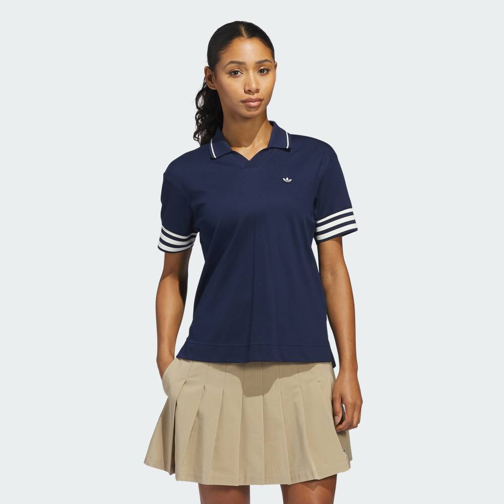 【ポイント10倍 07/15 00:00～07/26 01:59】 【公式】アディダス adidas 返品可 ゴルフ オリジナルス スリーストライプス ポロシャツ パフォーマンス レディース ウェア・服 ポロシャツ 青 ブルー KA9855 【PTU】
