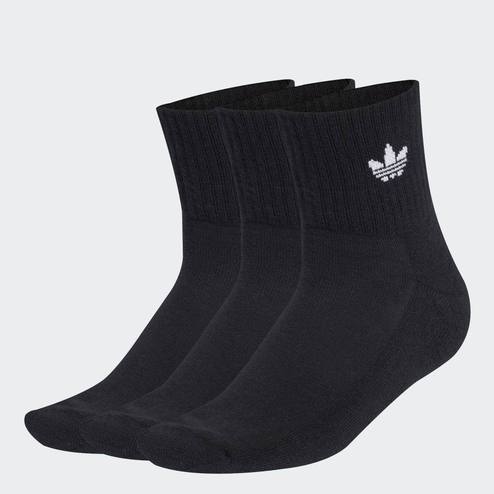【公式】アディダス adidas 返品可 ライフスタイル ミッドアンクルソックス 3足組 ...