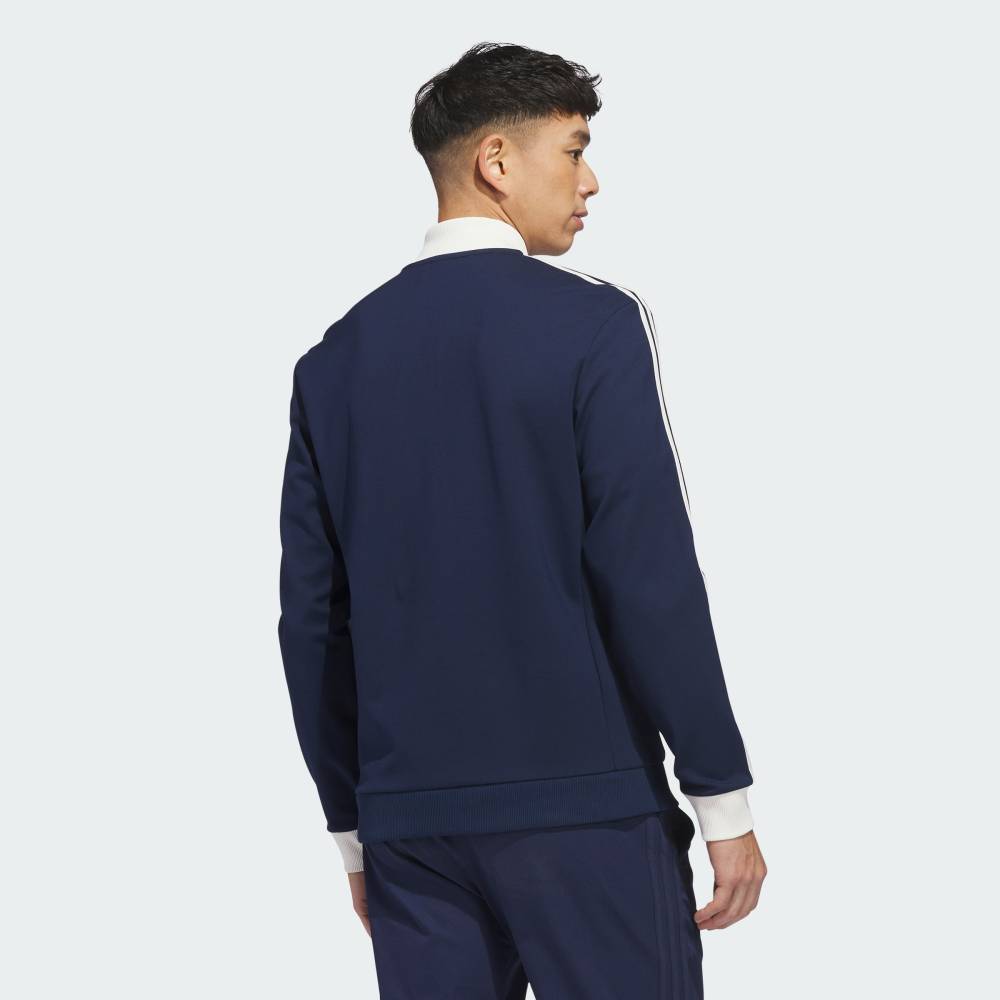 adidas Online Shop 楽天市場店の【ポイント10倍 08/15 00:00～08/20 23:59】 【公式】アディダス adidas 返品可 ゴルフ スリーストライプス HZ スウエット パフォーマンス メンズ ウェア・服 スウェット（トレーナー） 青 ブルー JY9940 【PTU】｜アングル3
