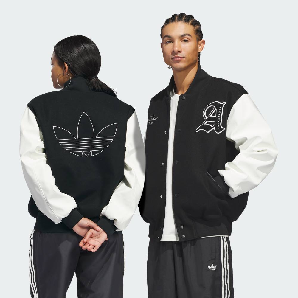 adidas Online Shop 楽天市場店の【ポイント20倍 08/15 00:00～08/20 23:59】 【公式】アディダス adidas 返品可 バスケットボール オリジナルス バスケットボール ジャケット オリジナルス ユニセックス ウェア・服 ジャケット 黒 ブラック KA9352 【PTU】｜アングル2