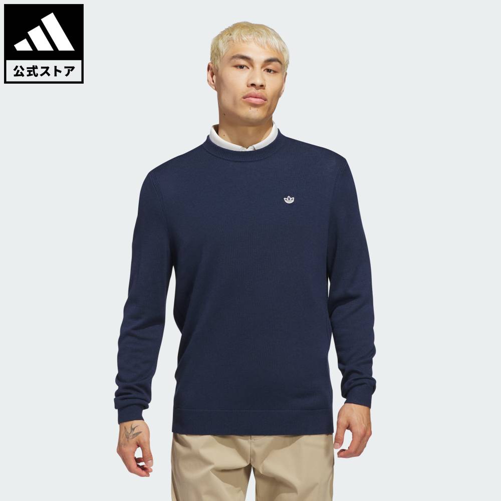 Brand：オリジナルスSports：ゴルフCategory：ウェア・服【03cg】【color:ブルー】【size:J/S】 【size:J/M】 【size:J/L】 【size:J/XL】 【size:J/2XL】 【size:J/3XL】 スポーツブランドアディダス公式ショップオリジナルス カシミヤ セーターオリジナルス カシミヤセーターは、混紡生地の贅沢な質感でスイングのたびに心地よさを感じられる一着。​高級感を醸し出し、風の強い日のゴルフコースに最適なセーター。レギュラーフィットならではの動きやすさと、洗練されたデザインが魅力。左胸のトレフォイルロゴが、アディダスの歴史を感じさせる洗練されたアクセントに。上品な雰囲気とソフトな素材が、ゴルフウェアやカジュアルウェアとの重ね着にも最適。​ハイパフォーマンスと快適な着心地、どちらも叶える定番ウェア。レーヨン混素材を使用した、やわらかな肌触りのスウェット。レギュラーフィットレーヨン70% / カシミヤ15% / メリノウール15%商品番号：KB3827色：Night Indigoモデル：IV093スポーツ：ゴルフSize胸囲うしろ着丈袖丈袖口幅J/SJ/MJ/LJ/XLJ/2XLJ/3XL98cm103cm105cm110cm116cm123cm67cm68cm68cm69cm71cm72cm64cm64cm64cm64cm64cm64cm18cm19cm19cm19cm19cm20cm※ 上記の数値はそれぞれのサイズにおける製品の寸法を表しています。※ 商品によっては、表示の寸法から若干の誤差（1～2cm）が発生する場合があります。※ 同じサイズでも、製品の素材の特徴やデザインによって着用感が異なる場合があります。Other Color