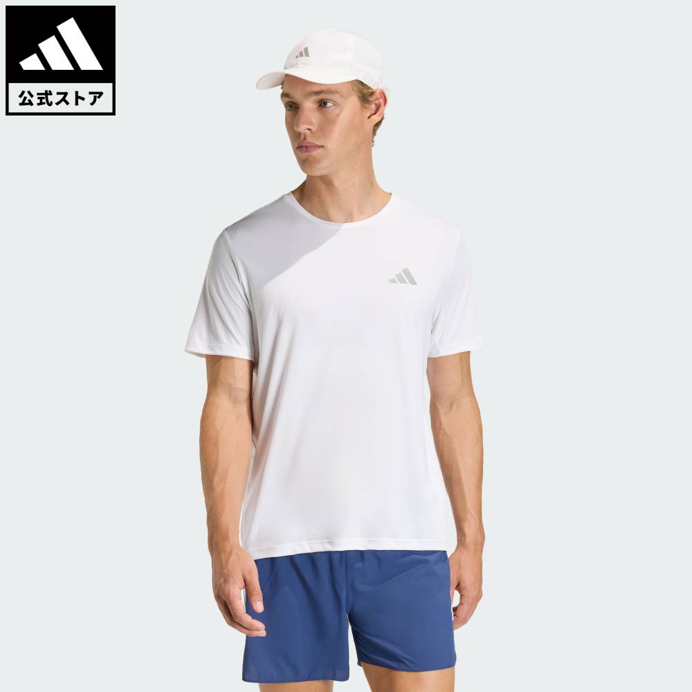 【ポイント20倍 1/18 0:00～1/22 23:59】 【公式】アディダス adidas 返品可 ランニング Adi365 ランニング エッセンシャルズ Tシャツ パフォーマンス メンズ ウェア・服 ベスト 白 ホワイト KB5960 【PT】