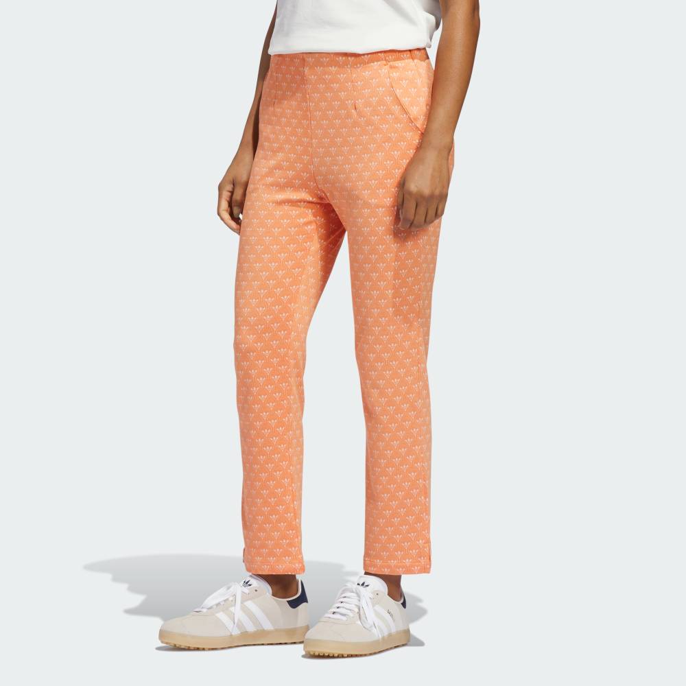 adidas Online Shop 楽天市場店の【ポイント10倍 08/15 00:00～08/20 23:59】 【公式】アディダス adidas 返品可 ゴルフ オリジナルス オール オーバー パンツ パフォーマンス レディース ウェア・服 ボトムス オレンジ KB8609 【PTU】｜アングル2