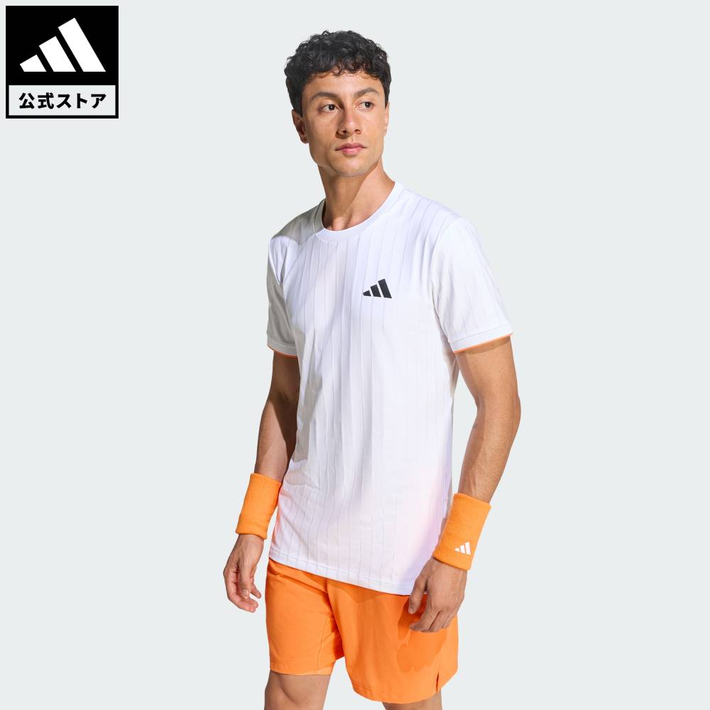 【公式】アディダス adidas 返品可 テニス テニス クライマクール フリーリフト 半袖Tシャツ プロ パフォーマンス メンズ ウェア・服 Tシャツ 白 ホワイト KG6054