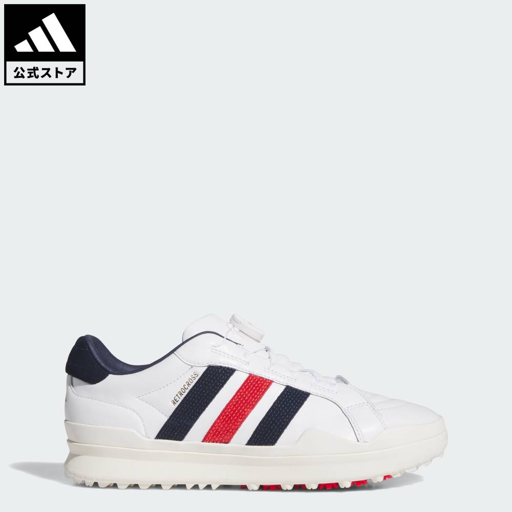 【ポイント10倍 3/20 20:00～3/26 1:59】 【公式】アディダス adidas 返品可 ゴルフ レトロクロス グリップモア ボア スパイクレス / RETROCROSS GRIPMORE BOA SPIKELESS パフォーマンス メンズ シューズ・靴 スニーカー 白 ホワイト HP3717 【PT】