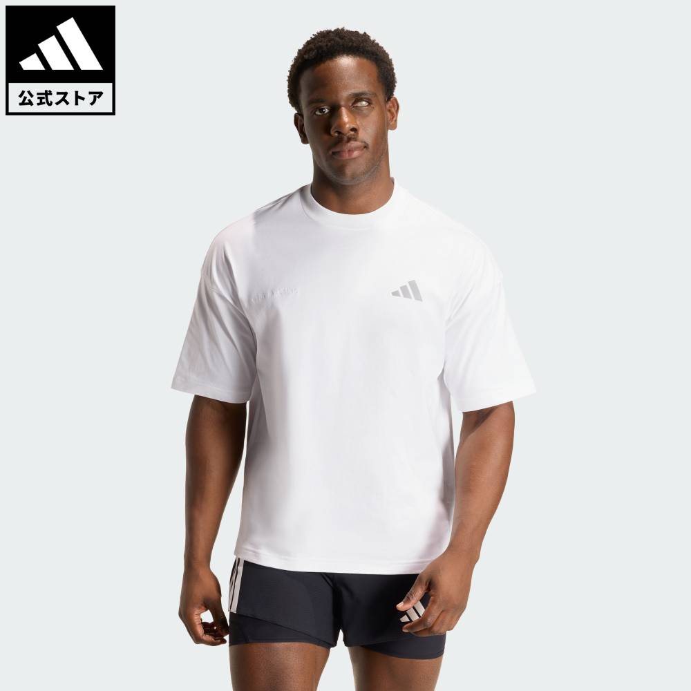 【公式】アディダス adidas 返品可 ランニング adi365 チアリング Tシャツ パフォーマンス ユニセックス ウェア・服 Tシャツ 白 ホワイト KA0325
